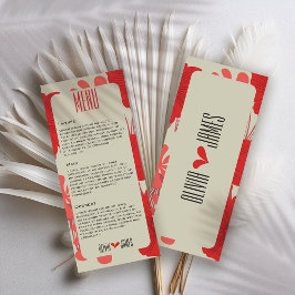 ロマンチックな赤結婚フローラ メニュー