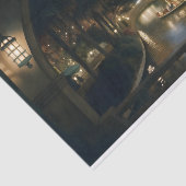 ロマンチックな運河の夜のシーンの切り離 薄葉紙 (詳細)