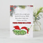 ロマンチックな配偶者メリークリスマスグリーティングカード シーズンカード (スタンド正面)