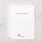 ロマンチックな配偶者メリークリスマスグリーティングカード シーズンカード (裏面)