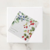 ロマンチックな野生の夏の果実結婚式の引き出物ラベル フェイバータグ (インサイチュ)