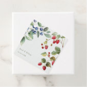 ロマンチックな野生の夏の果実結婚式の引き出物ラベル フェイバータグ (インサイチュ)