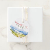 ロマンチックな野結婚花山の感謝 フェイバータグ (インサイチュ)