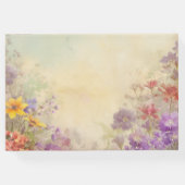 ロマンチックな野結婚花 ゲストブック (裏面)