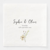 ロマンチックな野花のカスタムウェディング (正面)