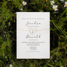 ロマンチックな金ゴールド結婚書道