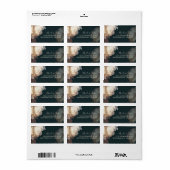 ロマンチックな開花エレガントフローラ ラベル (フルシート)