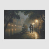 ロマンチックな雨遊歩道 薄葉紙 (正面)