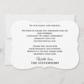 ロマンチックな雲のサンキューカード サンキューカード (裏面)