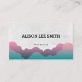 ロマンチックな雲 名刺 (正面)