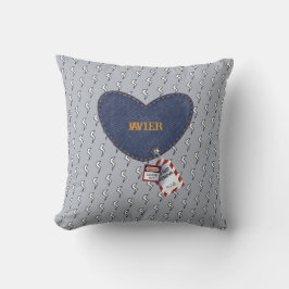 ロマンチックな電気技師ハート夫の妻マッチング クッション