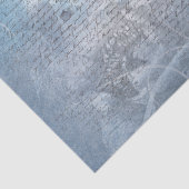 ロマンチックな青いフローラポピー手書き切り離し 薄葉紙 (詳細)