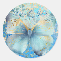 ロマンチックな青い感謝してい蝶あなた