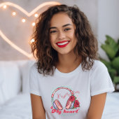 ロマンチックな音楽、あなたは私のハートをスキップビート Tシャツ