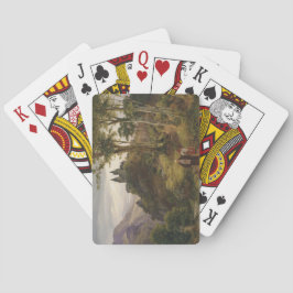 ロマンチックな風景と修道院の複合体 トランプ