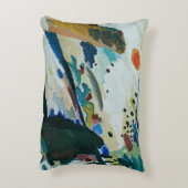 ロマンチックな風景バイワッシリーカンディンスキー アクセントクッション (裏面(縦))