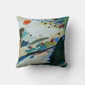 ロマンチックな風景バイワッシリーカンディンスキー クッション (裏面)