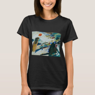ロマンチックな風景バイワッシリーカンディンスキー Tシャツ