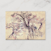 ロマンチックな風景、卵殻 名刺 (裏面)