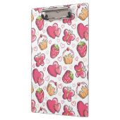 ロマンチックな食糧パターン クリップボード (左)