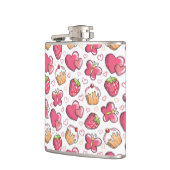 ロマンチックな食糧パターン フラスク (左)