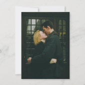 ロマンチックな魅力的なバラガーデン結婚フォト セーブザデート (裏面)