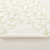 ロマンチックな鳥の人生は夢のようだ シェルパブランケット (3/4)