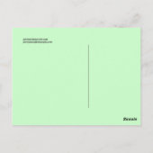 ロマンチックな鹿の葉書 ポストカード (裏面)