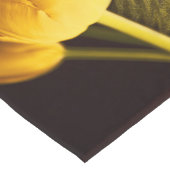 ロマンチックな黄色のチューリップ ショートテーブルランナー (コーナー)