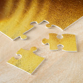 ロマンチックな黄色のチューリップ ジグソーパズル (側面)