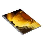 ロマンチックな黄色のチューリップ ノートブック (右側)