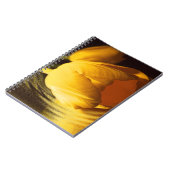 ロマンチックな黄色のチューリップ ノートブック (左側)