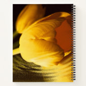 ロマンチックな黄色のチューリップ ノートブック (裏面)