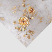 ロマンチックな黄色のバラ 薄葉紙 (詳細)