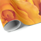 ロマンチックな黄色バラ ラッピングペーパー (ロールコーナー)