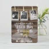 ロマンチックな「彼と彼女」独身者/バチェロレッテ 招待状 (スタンド正面)