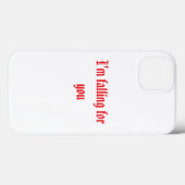 ロマンチックな"私はあなたのために落ちている" iPhoneケース Case-Mate iPhoneケース (裏面 (横))