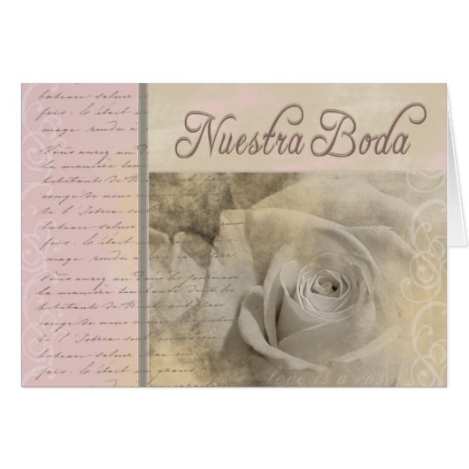 ロマンチックなNuestra Boda (正面横)