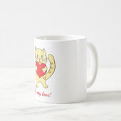 ロマンチックに愛せよ！バレンタイン コーヒーマグカップ (正面右)