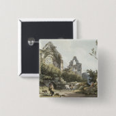 「ロマンチックのからのTinternの大修道院、および絵のよう 缶バッジ (正面&裏面)