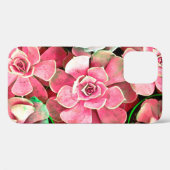 ロマンチックのバックグロ結婚のサボテンの花のデザイン Case-Mate iPhoneケース (裏面 (横))