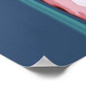 ロマンチックよくはしゃぐなポップ・アートのコカトスアートおもしろい鳥好き ポスター (角)