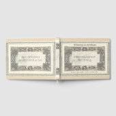 ロマンチックアイボリーヴィンテージルックゲストブック ゲストブック (全面)