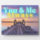 ロマンチックアイランド波止場常時テーブルトップ フォトプラーク (正面)