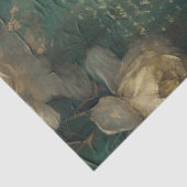 ロマンチックアンティークエメラルドと金ゴールドデザインシリーズ14 薄葉紙 (詳細)