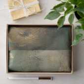 ロマンチックアンティークエメラルドと金ゴールドデザインシリーズ1 薄葉紙 (ギフト)