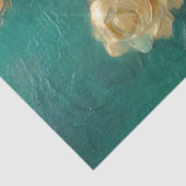 ロマンチックアンティークエメラルドと金ゴールドデザインシリーズ4 薄葉紙 (詳細)