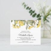 ロマンチックイエローグリーン結婚フローラブライダルシャワー (スタンド正面)