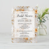 ロマンチックイエローローズズブライダルシャワー 招待状 (スタンド正面)