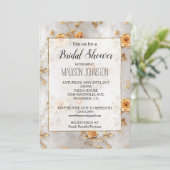 ロマンチックイエローローズズブライダルシャワー 招待状 (スタンド正面)